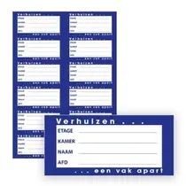 60 verhuislabels verhuisboxen blanco