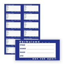 60 verhuislabels verhuisboxen blanco