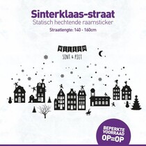 Sinterklaas Raamsticker Herbruikbaar