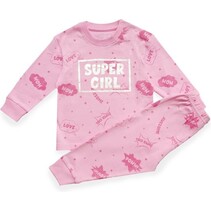Frogs and Dogs - Super Girl F&D Pyjama | Roze meisjes