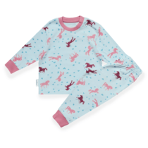 Frogs and Dogs - Pyjama Horse all over Aqua