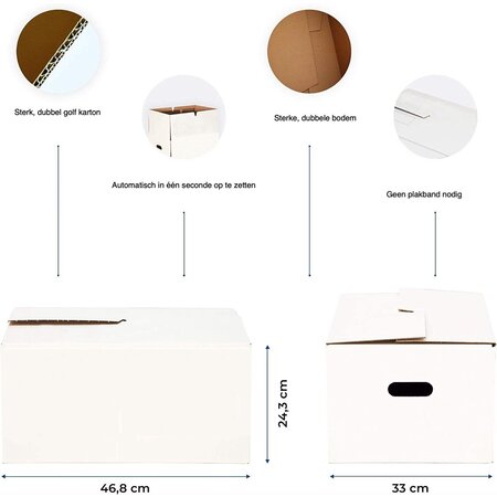Boekendoos verhuisdoos (autolock)