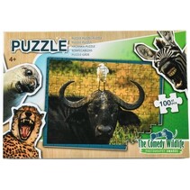 Comedy Wildlife Puzzel, bison 100st.