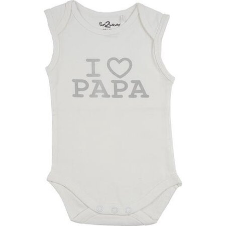 Fun2Wear Fun2Wear Romper Love Papa wit