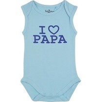 Romper Love Papa blauw