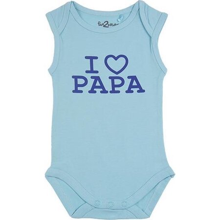 Fun2Wear Romper Love Papa blauw