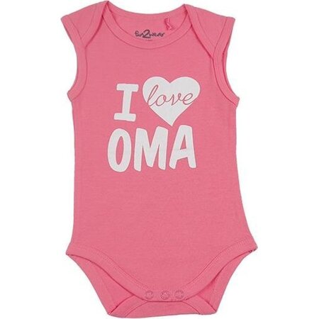 Fun2Wear Romper Love Oma Roze