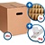 20x KlikKlak® standaard verhuisdoos + 2kg papier + 2 vakverdeling - 48x32x33