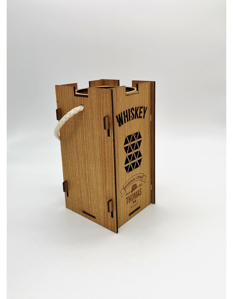 KS Laserdesign Gestalte Deine Whiskeygläser und Geschenkbox aus Holz mit deiner Wunsch Gravur!