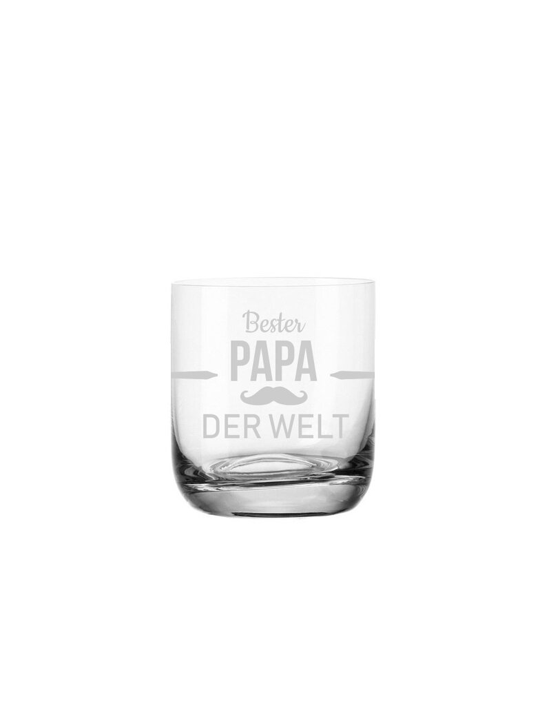 Leonardo Dein Vater ist ein echter Genießer? Dann haben wir mit dem Whiskeylgas mit Gravur das perfekte Geschenk für Dich!