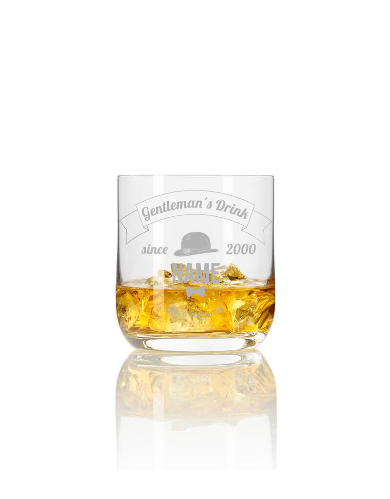 Leonardo Personalisiere Dein stylisches Whiskeyglas mit Gravur mit Wunschname und Geburtsjahr!