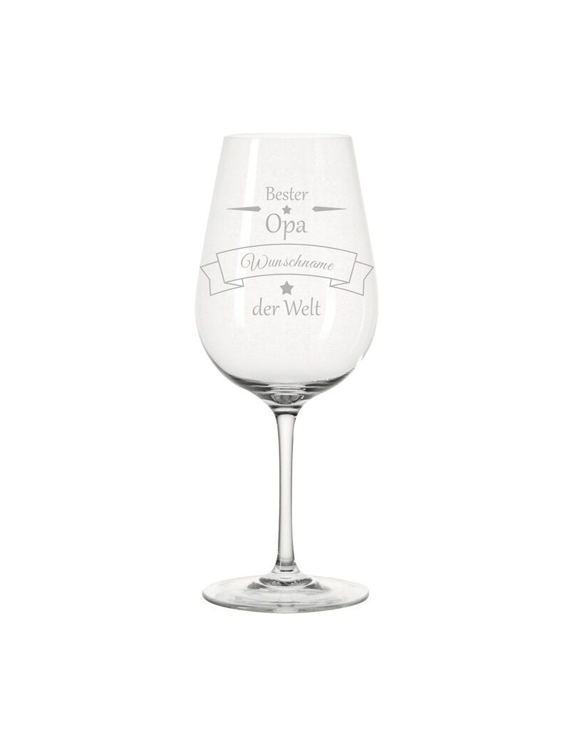 Leonardo Das Weinglas mit Gravur für den besten Opa personalisiert mit Name