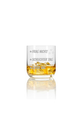 Leonardo Das Whiskeyglas mit gravierten Stimmungsstrichen eignet sich hervorragend als witzige Geschenkidee zu vielen Anlässen!