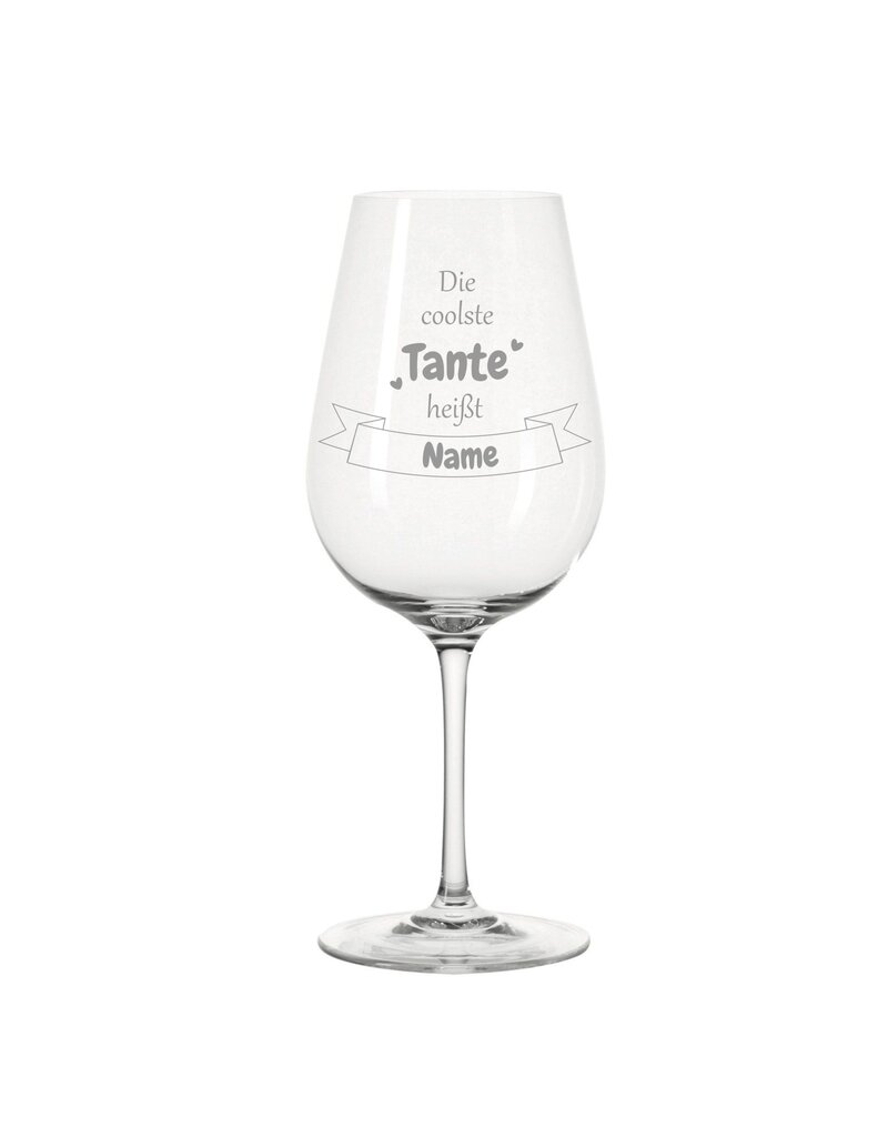 Leonardo Dank persönlicher Gravur wird das Weinglas für die coolste Tante zum einzigartigen Geschenk!