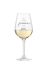 Leonardo Dank persönlicher Gravur wird das Weinglas für  die coolste Erzieherin zum einzigartigen Geschenk!