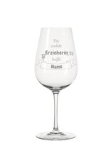 Leonardo Dank persönlicher Gravur wird das Weinglas für  die coolste Erzieherin zum einzigartigen Geschenk!