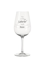 Leonardo Dank persönlicher Gravur wird das Weinglas für den coolsten Lehrer zum einzigartigen Geschenk!