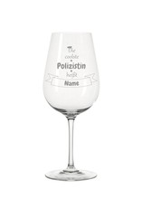 Leonardo Dank persönlicher Gravur wird das Weinglas für die coolste Polizistin zum einzigartigen Geschenk!
