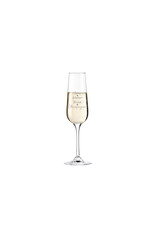 Leonardo Das Sektglas" save water drink champagne" eignet sich besonders als Geschenk für Sektliebhaber!