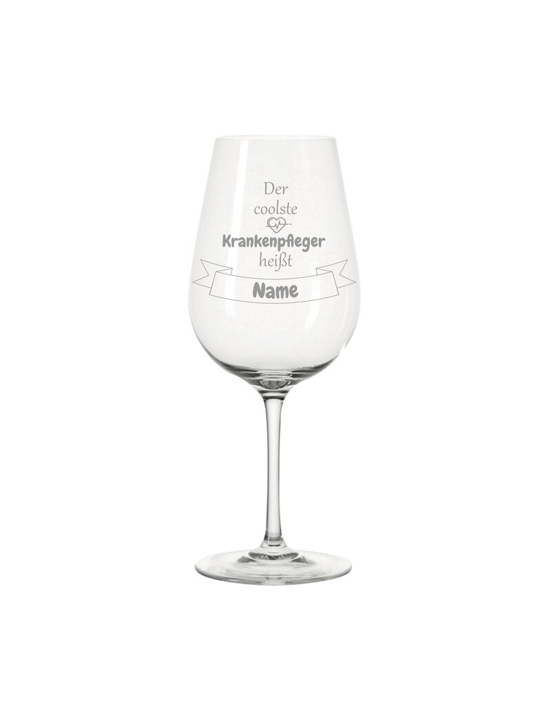 Leonardo Dank persönlicher Gravur wird das Weinglas für der coolste Krankenpfleger zum einzigartigen Geschenk!
