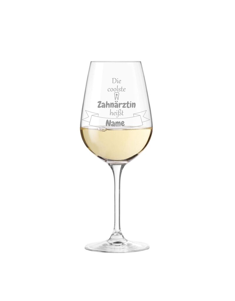 Leonardo Dank persönlicher Gravur wird das Weinglas für die coolste Zahnärztin zum einzigartigen Geschenk!