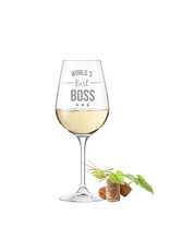 Leonardo Weinglas mit Gravur als Geschenkidee für die beste Chefin oder den besten Chef