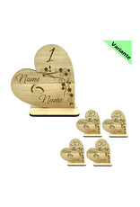 KS Laserdesign Personalisierbar mit Namen wird unser Naturprodukt zum einzigartigen Geschenk zur Hochzeit