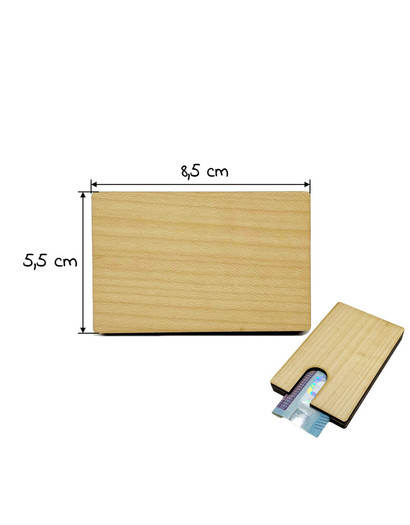 KS Laserdesign Kleine Geldgeschenke Verpackung aus Holz für viele Anlässe