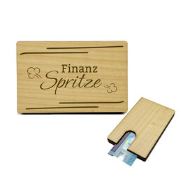 KS Laserdesign Kleines Geldgeschenk - Finanzspritze - Geschenkverpackung