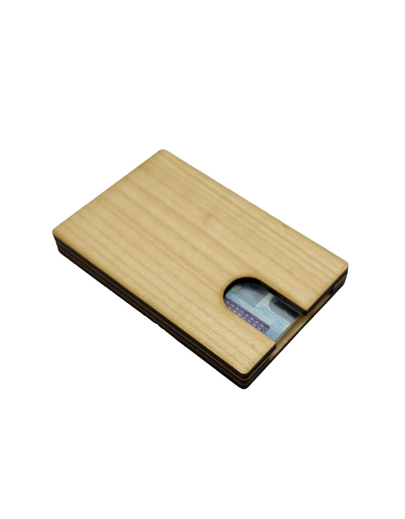 KS Laserdesign Kleine Geldgeschenke Verpackung aus Holz zur Geburt