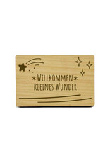 KS Laserdesign Kleine Geldgeschenke Verpackung aus Holz zur Geburt