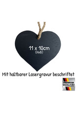 KS Laserdesign Das Schieferherz mit lustiger Gravur zum Valentinstag für Sie & Ihn