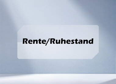 Rente/Ruhestand