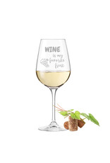Leonardo Das Weinglas mit lustigem Spruch eignet sich als Geschenkidee für viele Anlässe!