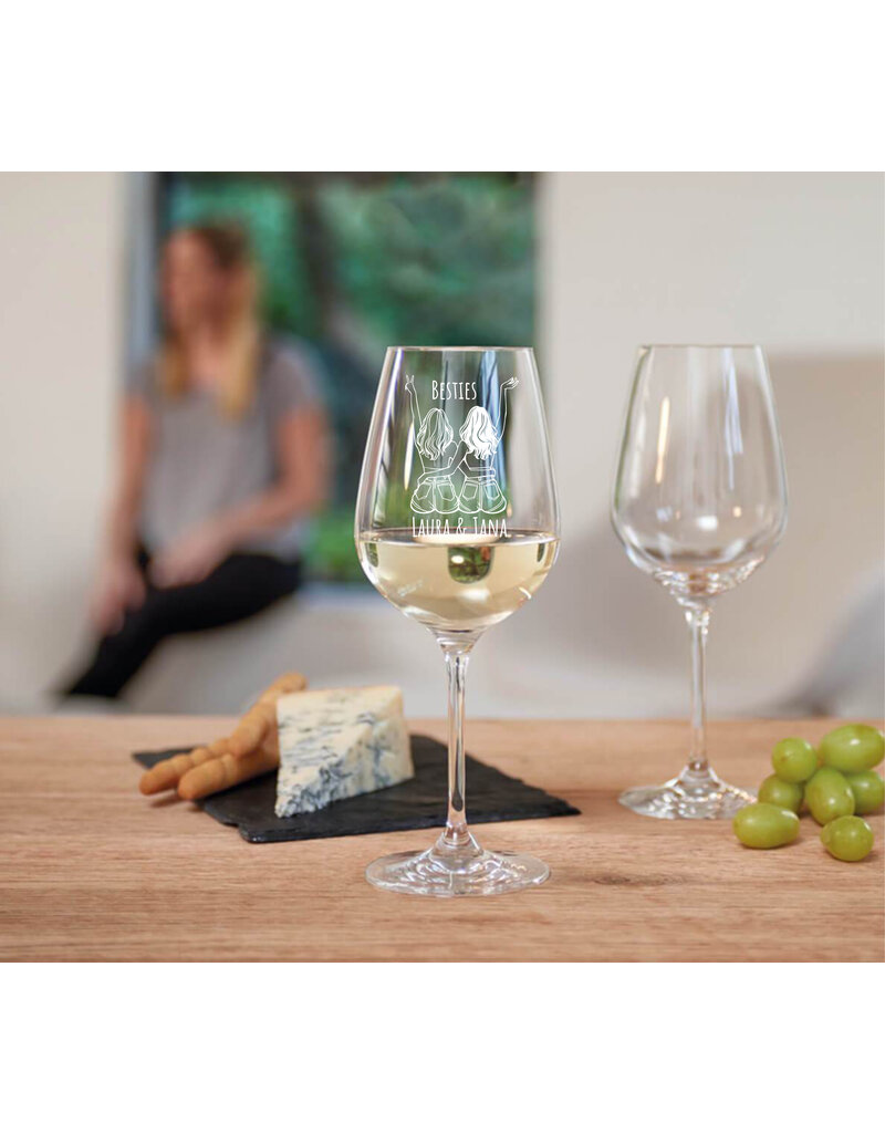 Leonardo Leonardo Weinglas mit Gravur für die beste Freundin personalisiert mit Name