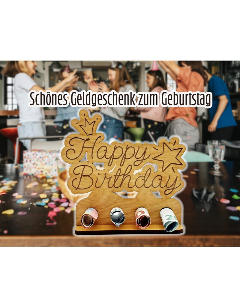 KS Laserdesign Originelle Geldgeschenke Verpackung zum Geburtstag