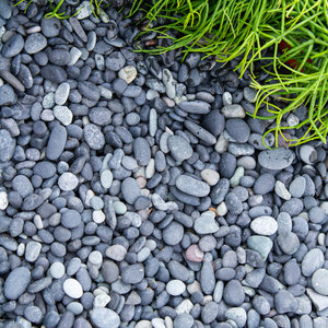 Eurocompost Garden Products Beach Pebbles 8/16 Black Big Bag 1600Kg