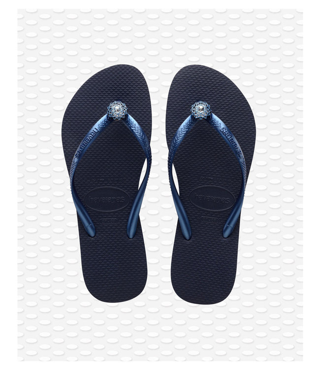 HAVAIANAS havaianas crystal poem navy slipper