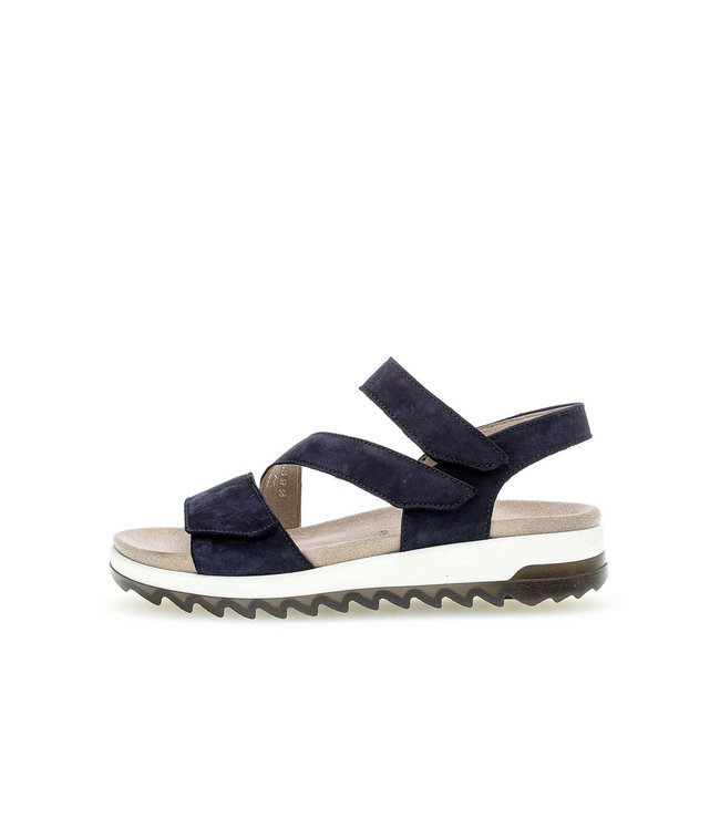 gabor sandaal optifit nubuck soft blue 46.742.36. - De Ridder schoenen