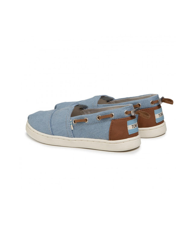 TOMS toms youth bimini navy denim synthetic trim