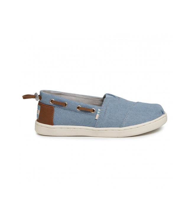 TOMS toms youth bimini navy denim synthetic trim