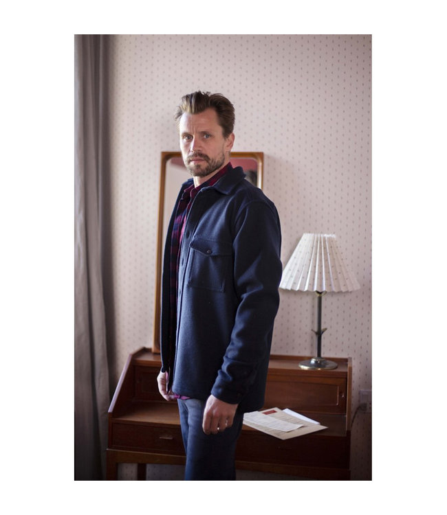 KRONSTADT Kronstadt Overhemd  Kurt KS3224 NAVY