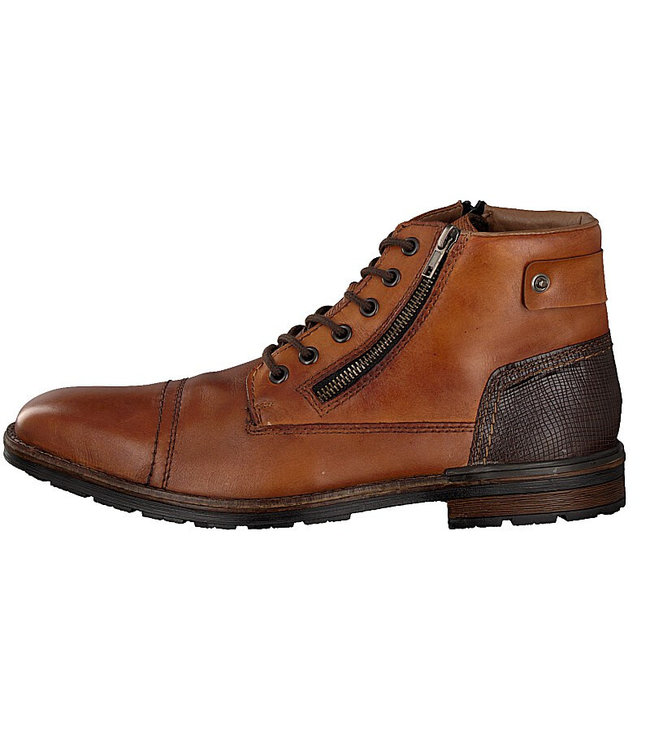 Rieker F1340-22 heren enkellaars brown 1 bruin 1037 - De Ridder schoenen