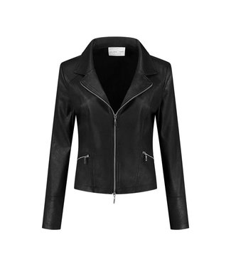 HELENA HART HELENA HART zipper biker 7288 zwart HELENA HART HELENA HART zipper biker 7288 zwart