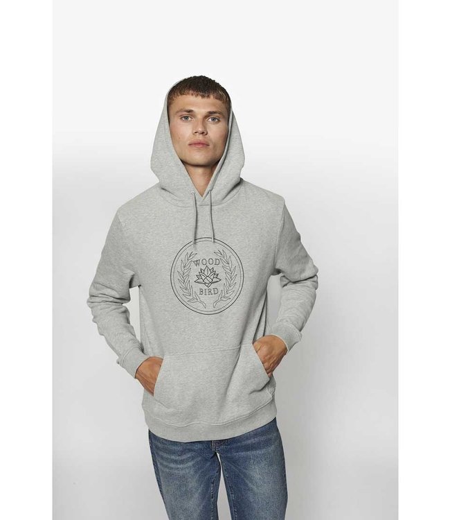 WOODBIRD WOOD BIRD kimme crest hood style no. 2116-609 grey mel