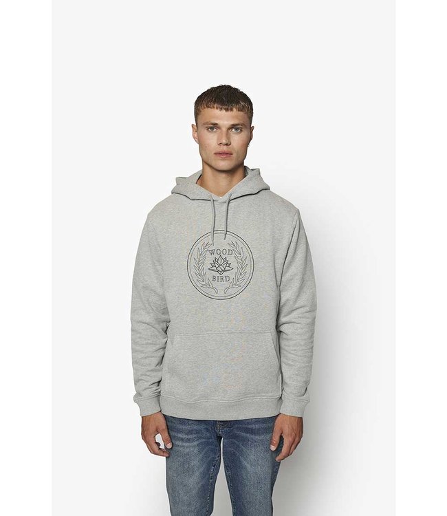 WOODBIRD WOOD BIRD kimme crest hood style no. 2116-609 grey mel