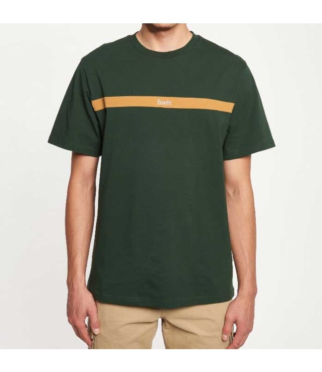 FORET FORET go t-shirt F356 DKGREEN/CAMEL