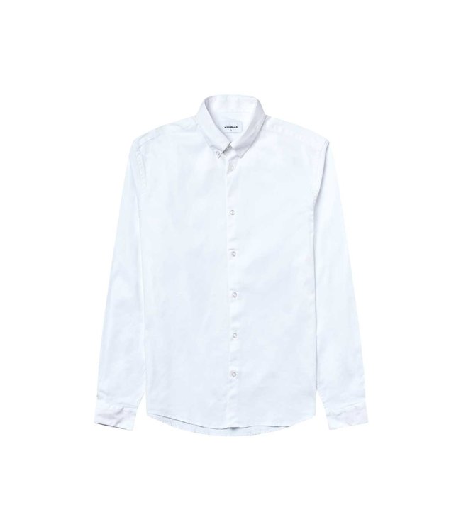 WOODBIRD Woodbird TRIME L/S SHIRT 9000 703 White