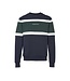 KRONSTADT Kronstadt Lars recycled colour block sweat KS3550 navy