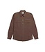 WOODBIRD Woodbird hoxen work shirt brown 2116-708